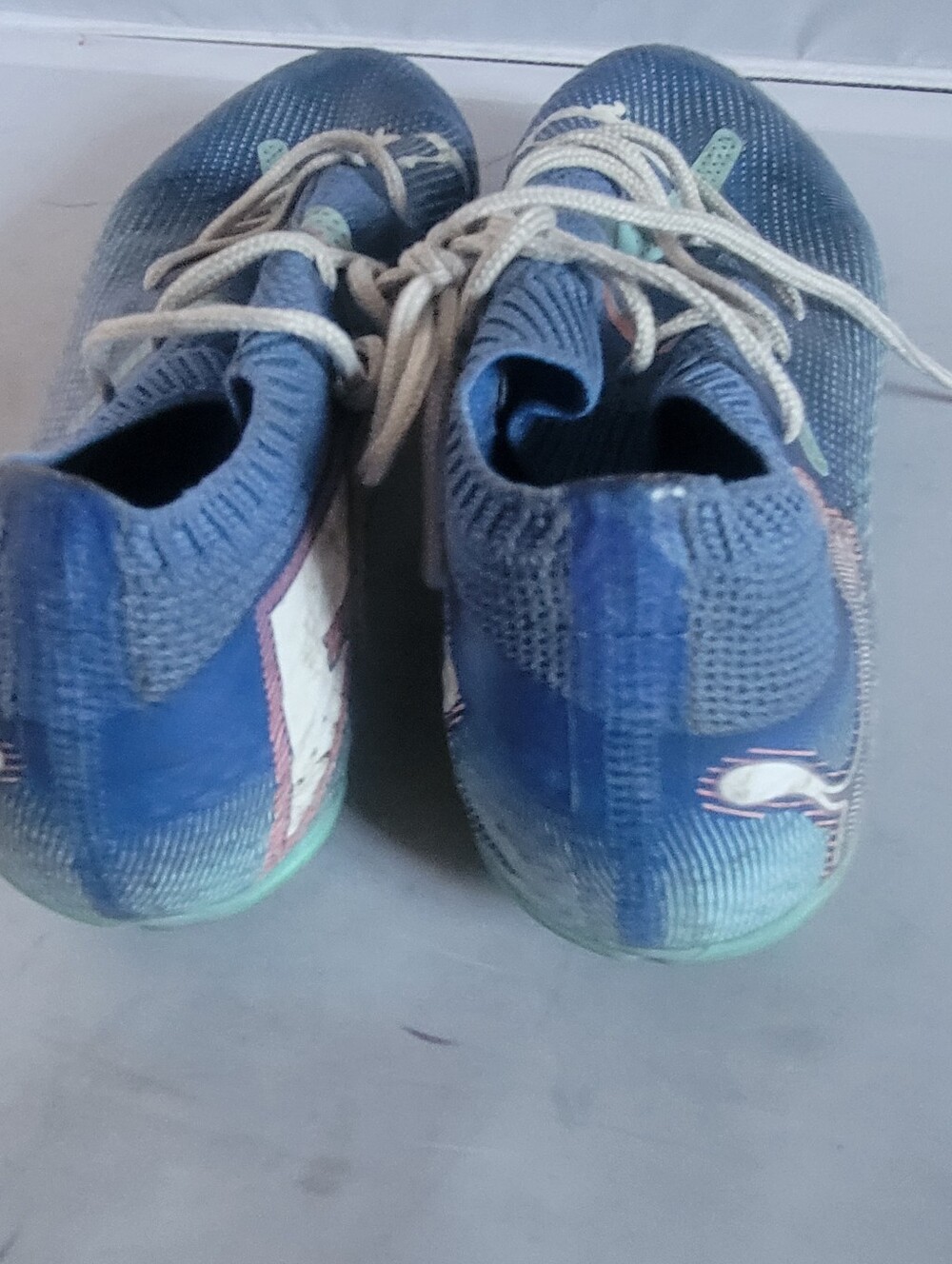 Puma Future Z Soccer Shoes Mens Size 8.5 Blue Cleats FG Firm Ground - Picture 3 of 5